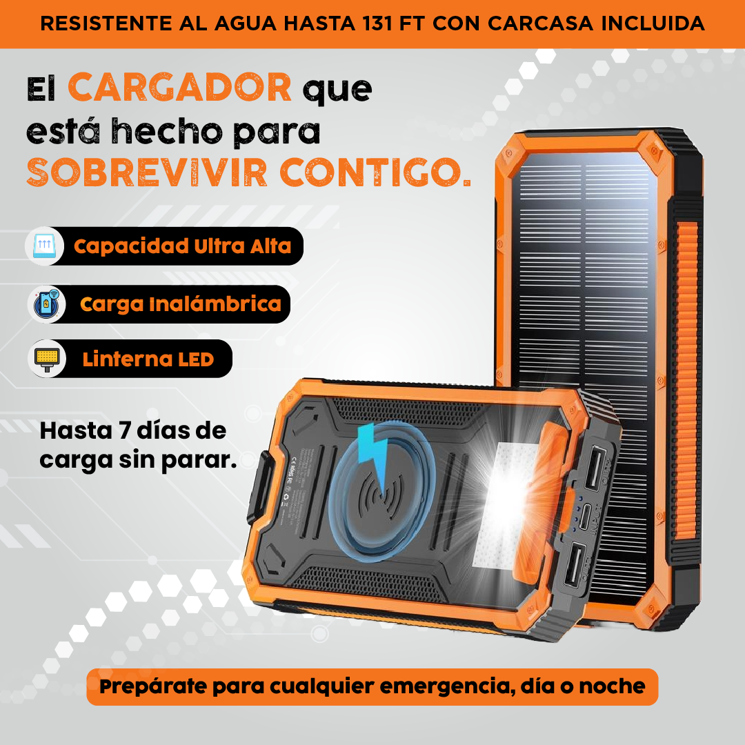 Power bank solar| Energía sin límites, donde la necesites.