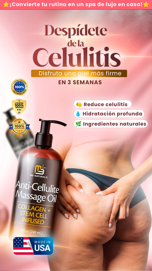 M3 Naturals | Aceite de Masaje Anticelulítico.