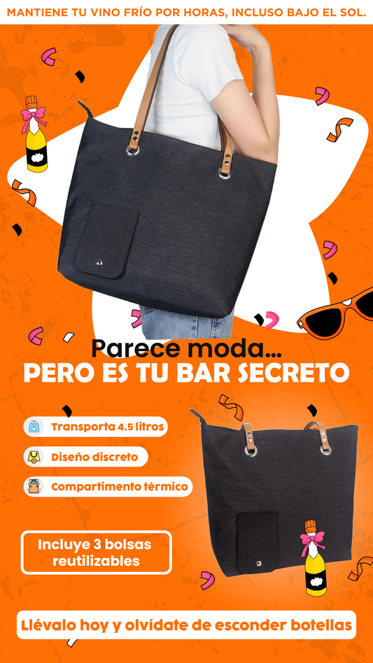 Bolsa| El bolso que esconde litros de diversión.